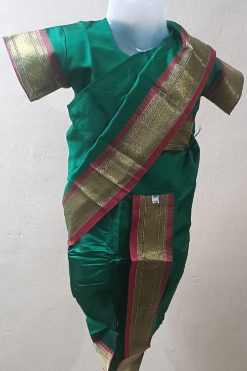 Traditional Indian Girl’s Navwari Saree